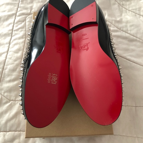 Christian Louboutin Mattia Spike Donna Leather Loafers - Picture 5 of 8